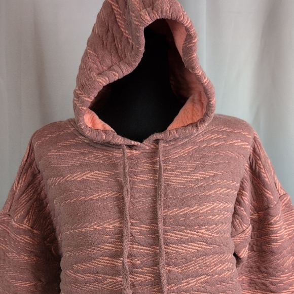 Prana Textured Hoodie in Rust - Picture 6 of 9